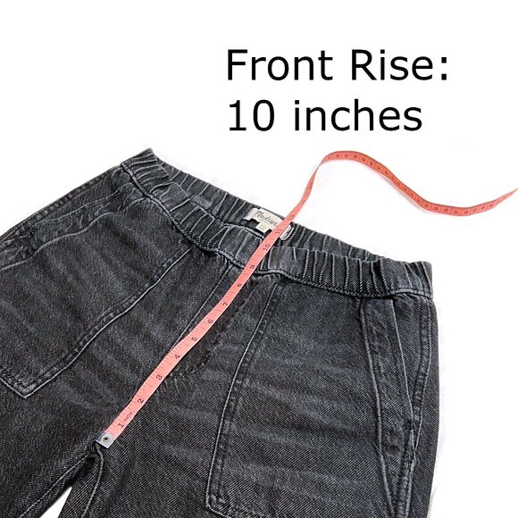 Madewell Petite Relaxed Pull-on Jean, XSP in Chelford wash - Picture 5 of 11